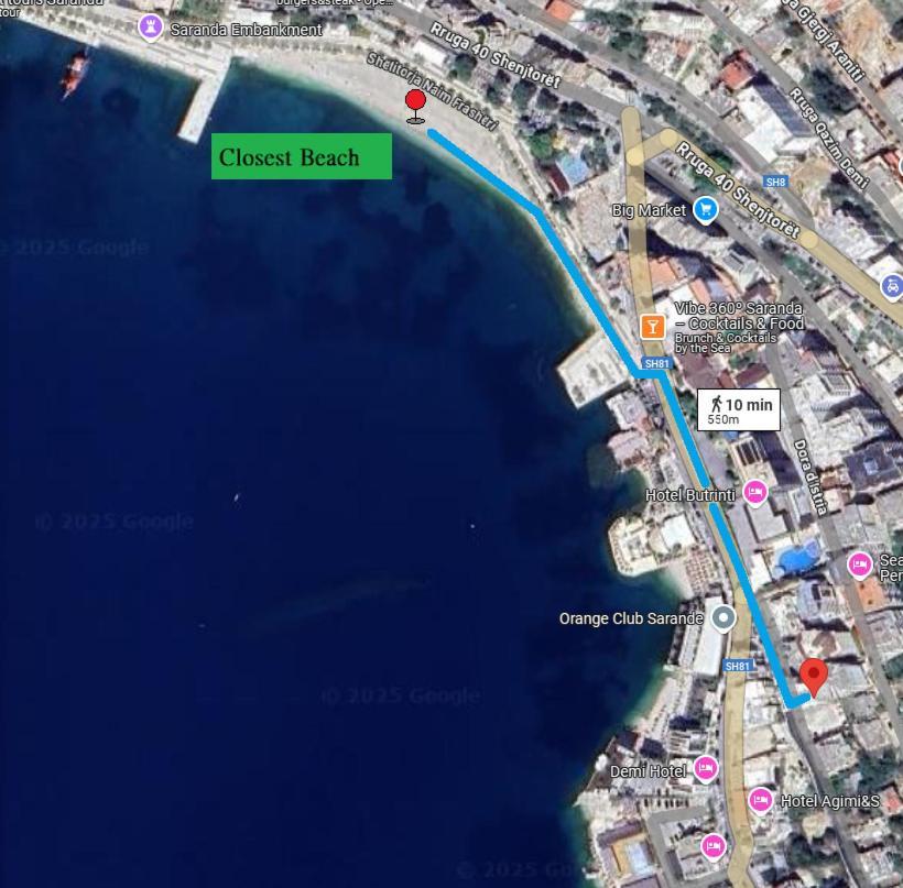 Cozy Sea View Apartment K4 Sarandë 外观 照片